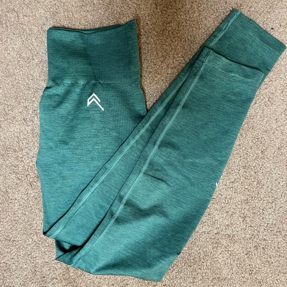 Oner active Green marl leggings 1.0 , worn once, size M regular/ short length